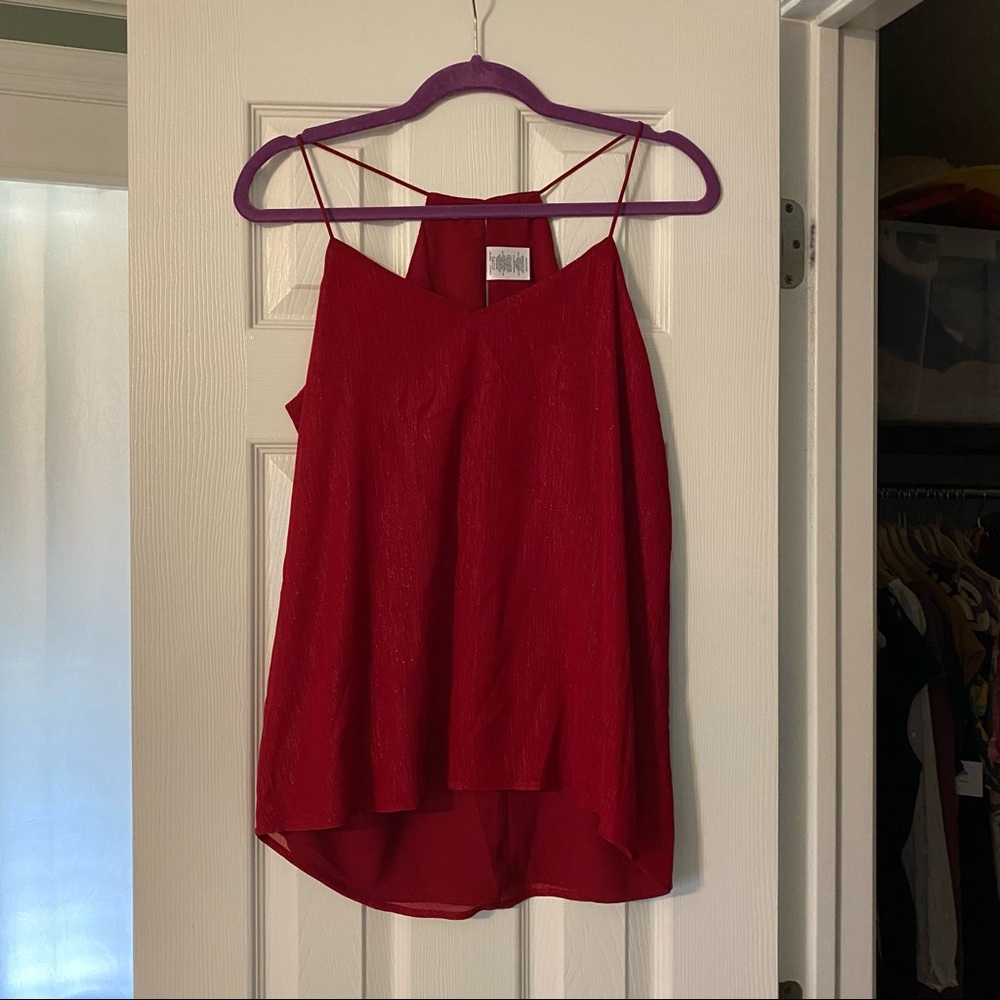 Express V-Neck Spaghetti Strap Tank Top